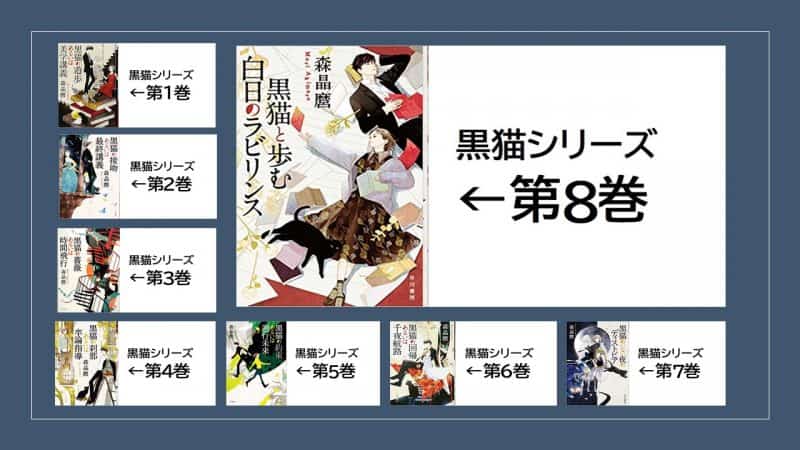 黒猫シリーズ　森晶麿 完結？】森晶麿の黒猫シリーズ読む順番とあらすじまとめ！最新刊は四人